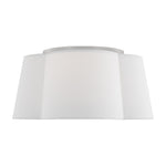 Bronte Medium Shade Flush Mount LIGHTING - ceiling fixture Visual Comfort Burnished Brass