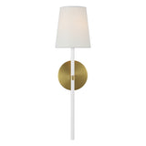 Monroe Tail Sconce LIGHTING - wall bath fixture Visual Comfort Burnished Brass