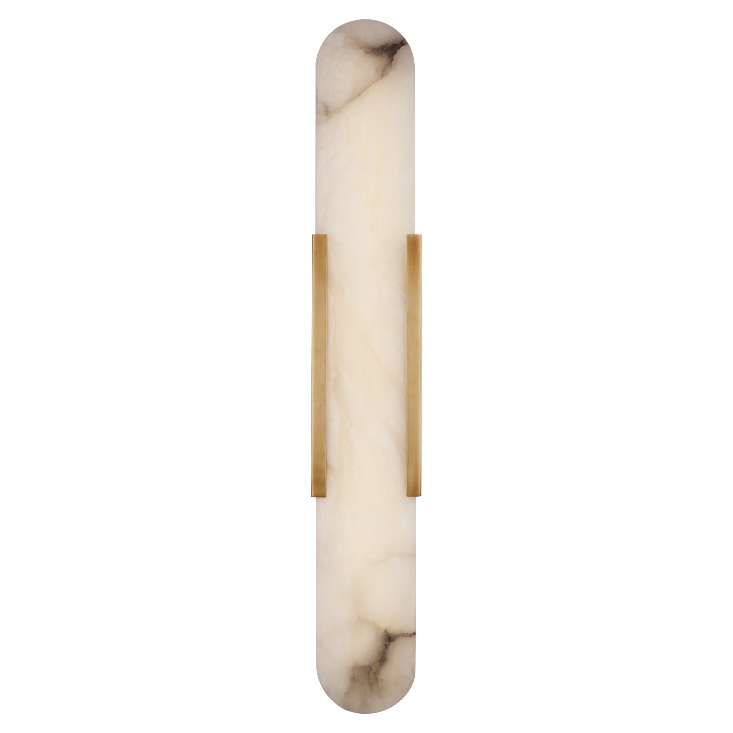 Melange 28" Elongated Sconce LIGHTING - sconce Visual Comfort - Signature Antique-Burnished Brass