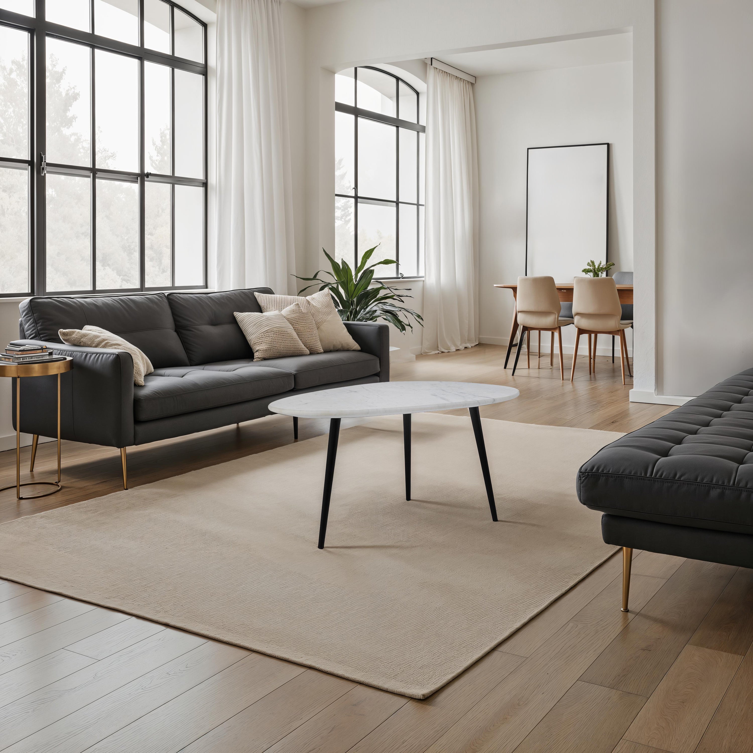 Keely Coffee Table FURNITURE - coffee table Renwil