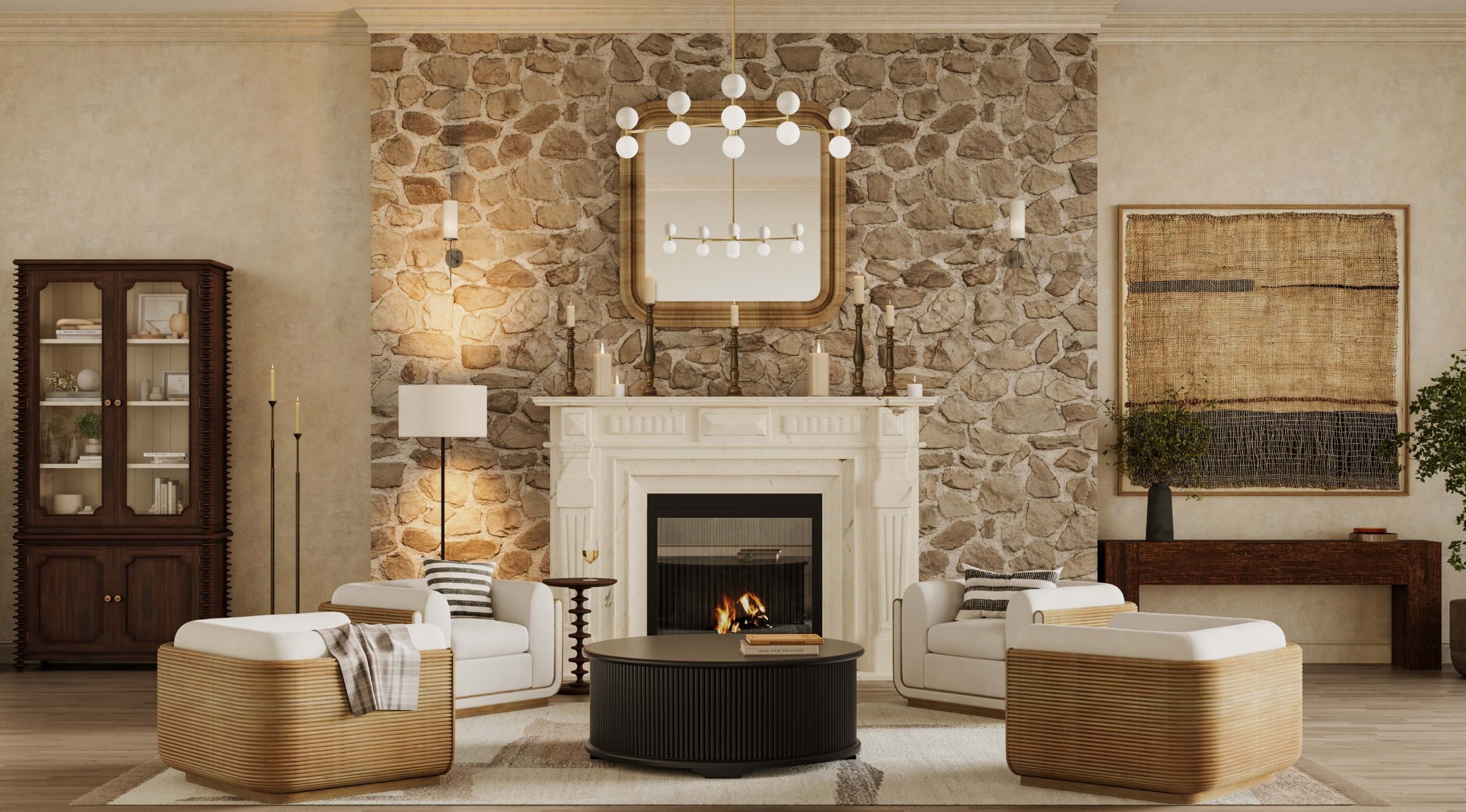 Tuscan Teak Console FURNITURE - console table Bramble