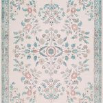 Laverne Floral Ivory Washable Rug 1 - RUGS - patterned Surya