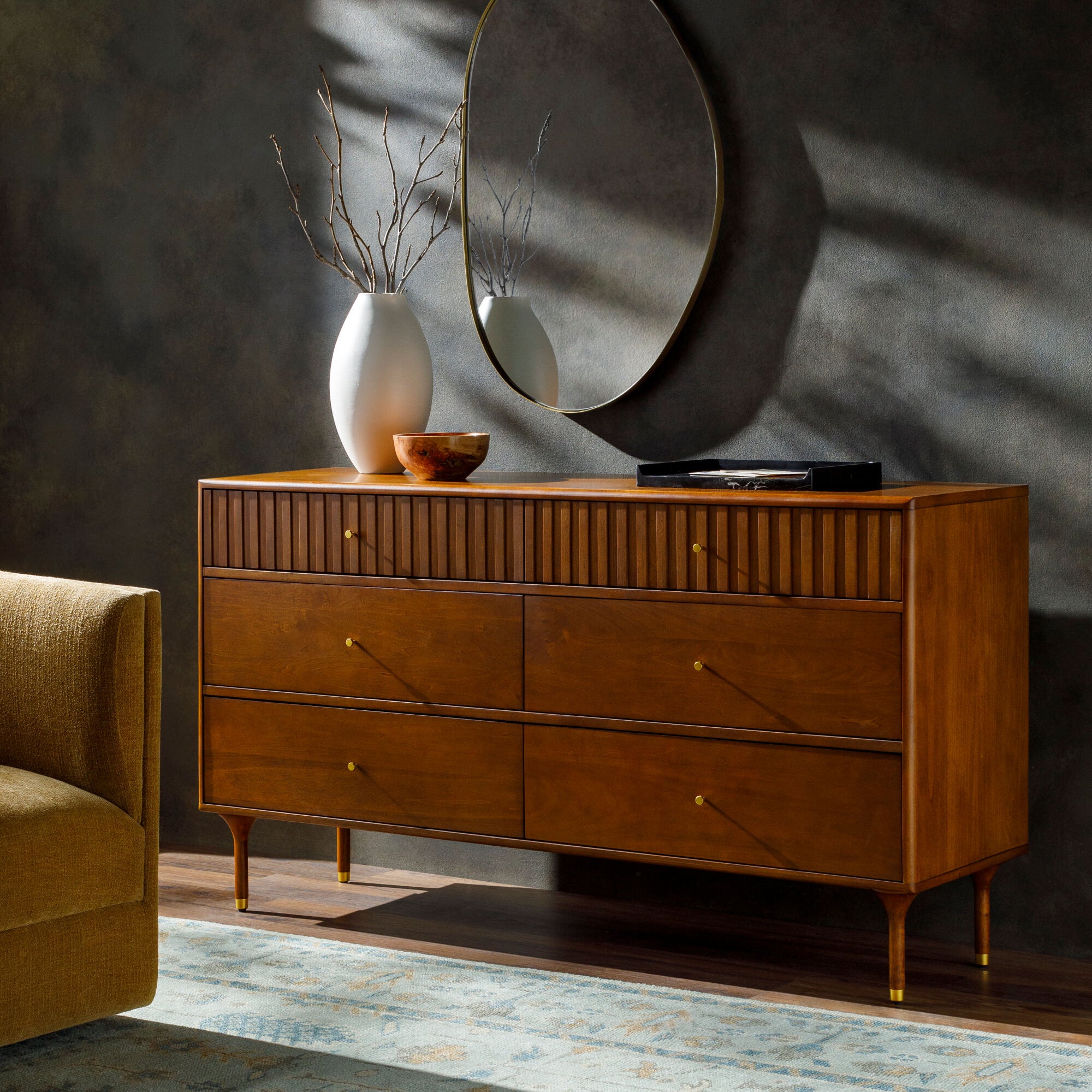 Madrid Dresser FURNITURE - dresser Surya