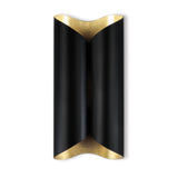 Coil Metal Sconce Large (Black and Gold) - Rug & Weave