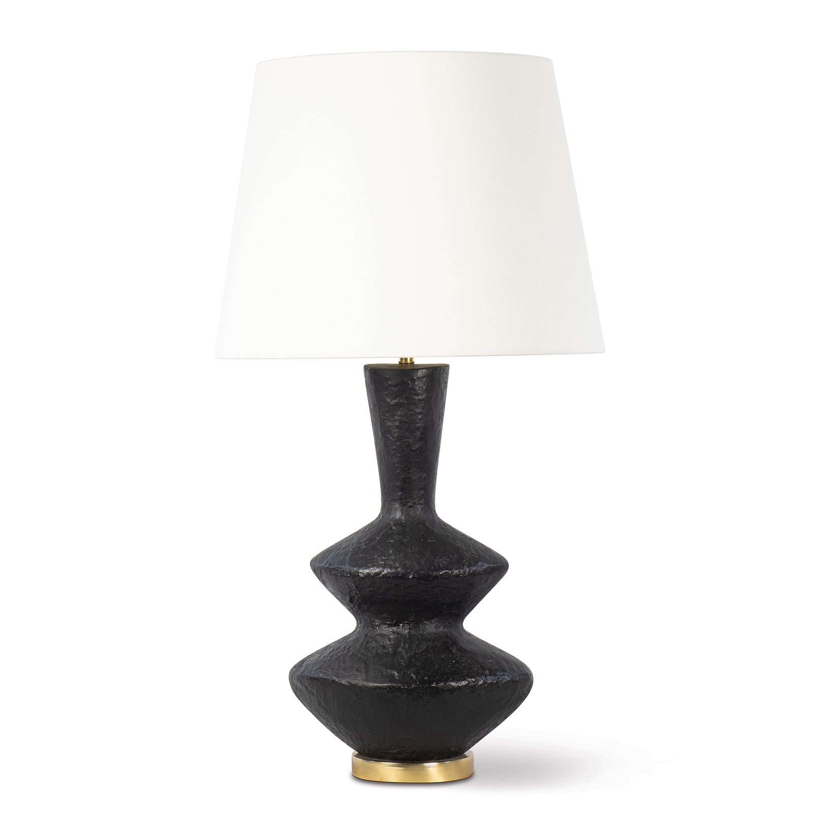 Poe Metal Table Lamp (Black) - Rug & Weave