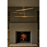 Concorde Chandelier (Natural Brass)