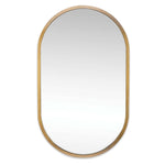 Canal Mirror (Natural Brass) - Rug & Weave