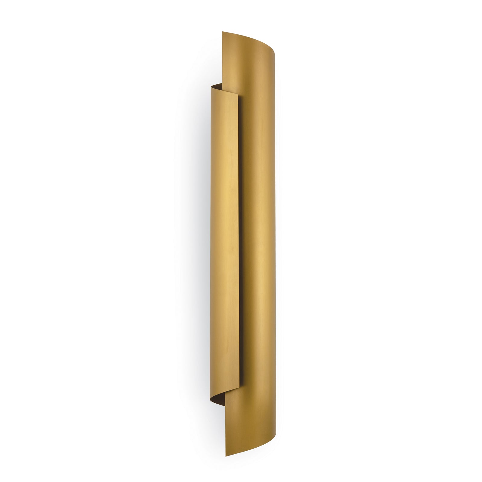 Flute Sconce (Natural Brass) - Rug & Weave