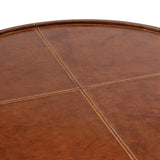 Forte Leather Tray Round Large (Tan)