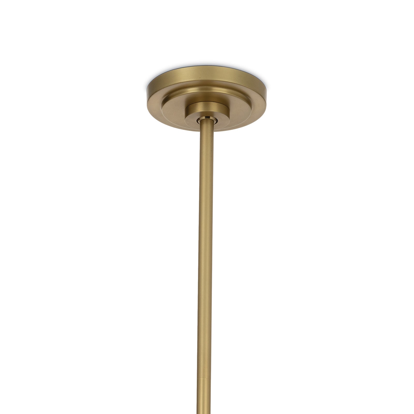 Artemis Pendant Single (Natural Brass with Champagne Glass) – view 2