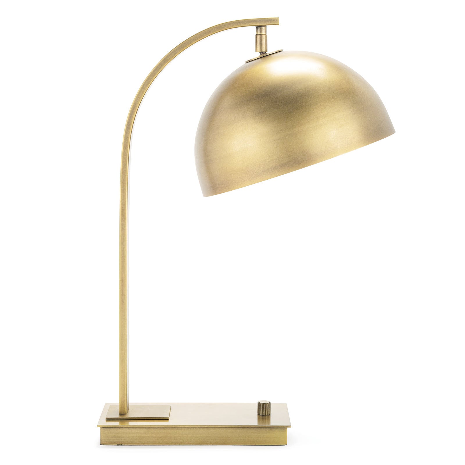 Otto Desk Lamp (Natural Brass) - Rug & Weave