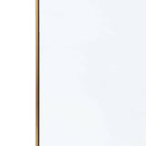 Hanging Rectangle Mirror (Natural Brass)