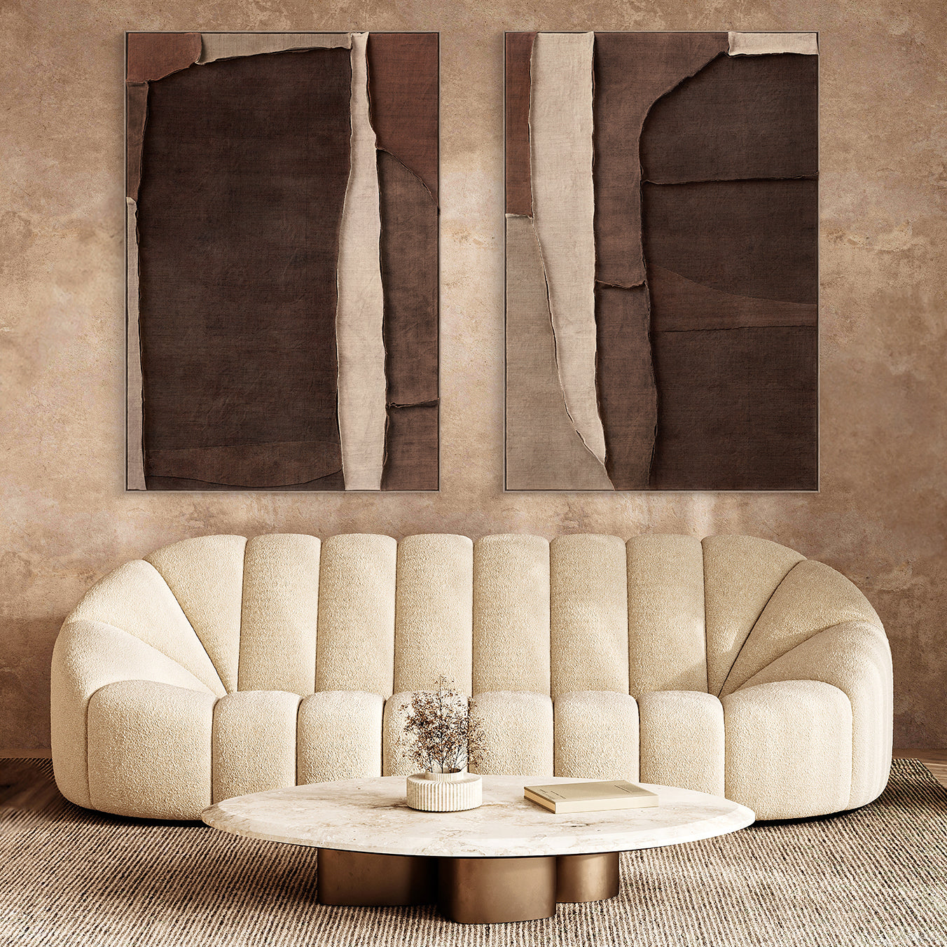 IN STORE - "Melange II" Framed Art Print ARTWORK - framed print Celadon Art