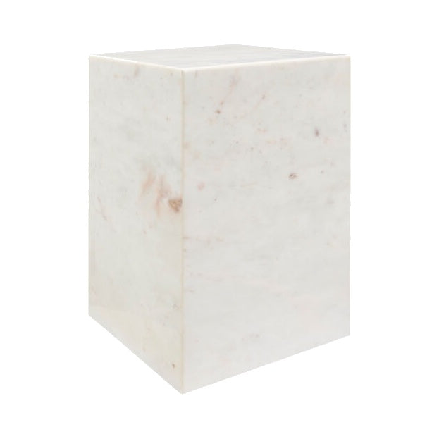 Medeira End Table FURNITURE - end table Surya White