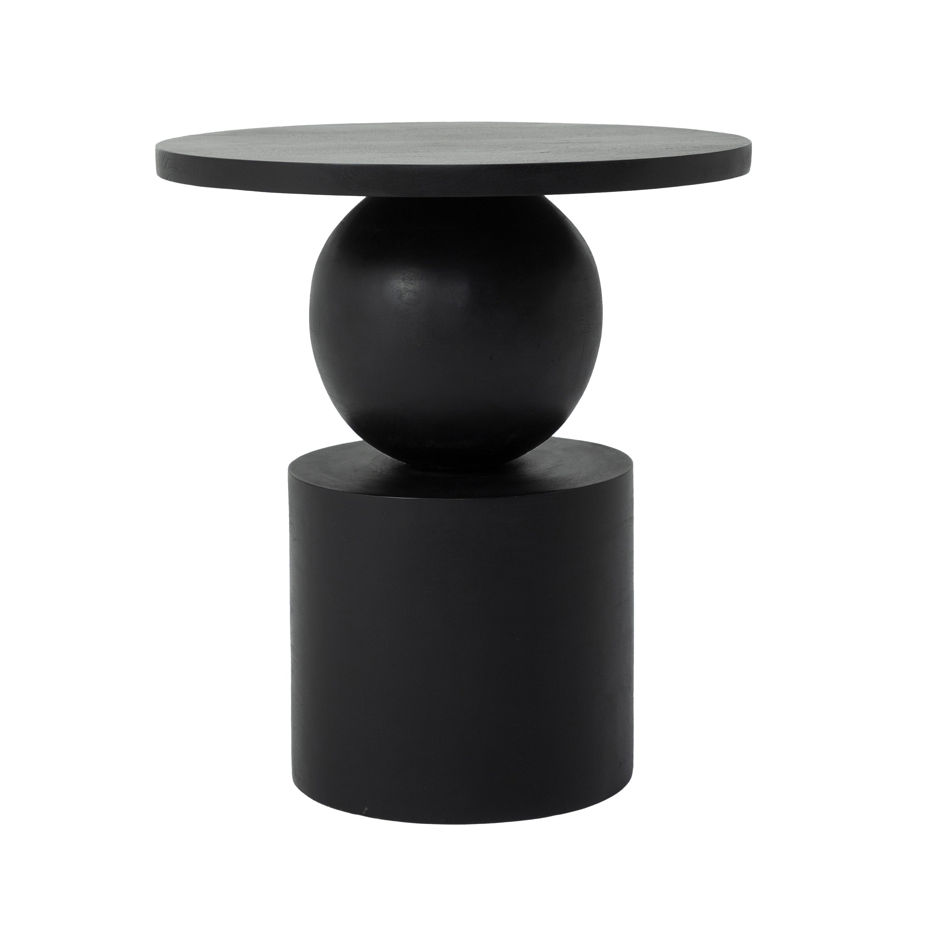 Paola Side TableBlack FURNITURE - side table Renwil