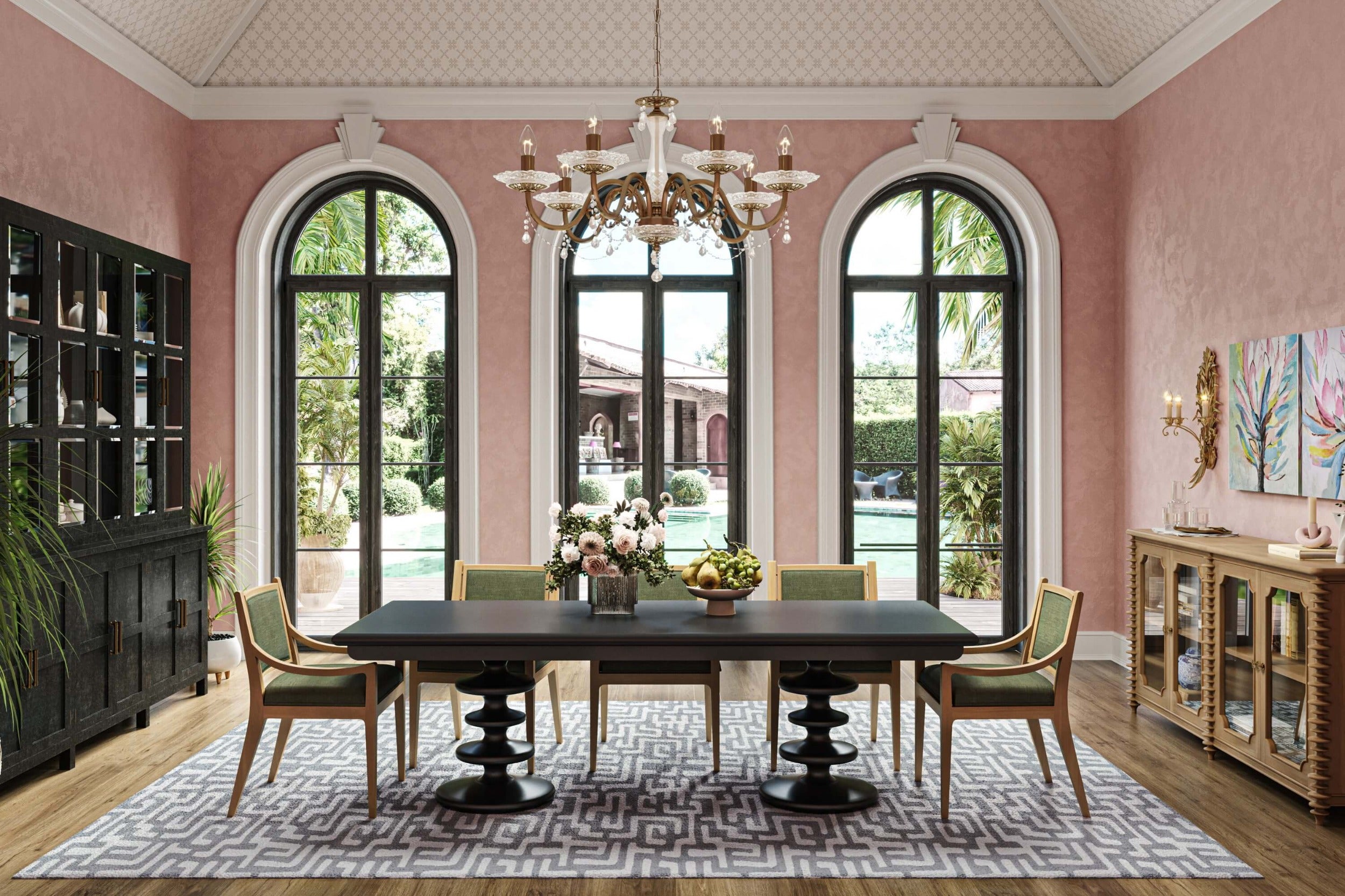 Milano 4 Door Sideboard FURNITURE - sideboard Bramble