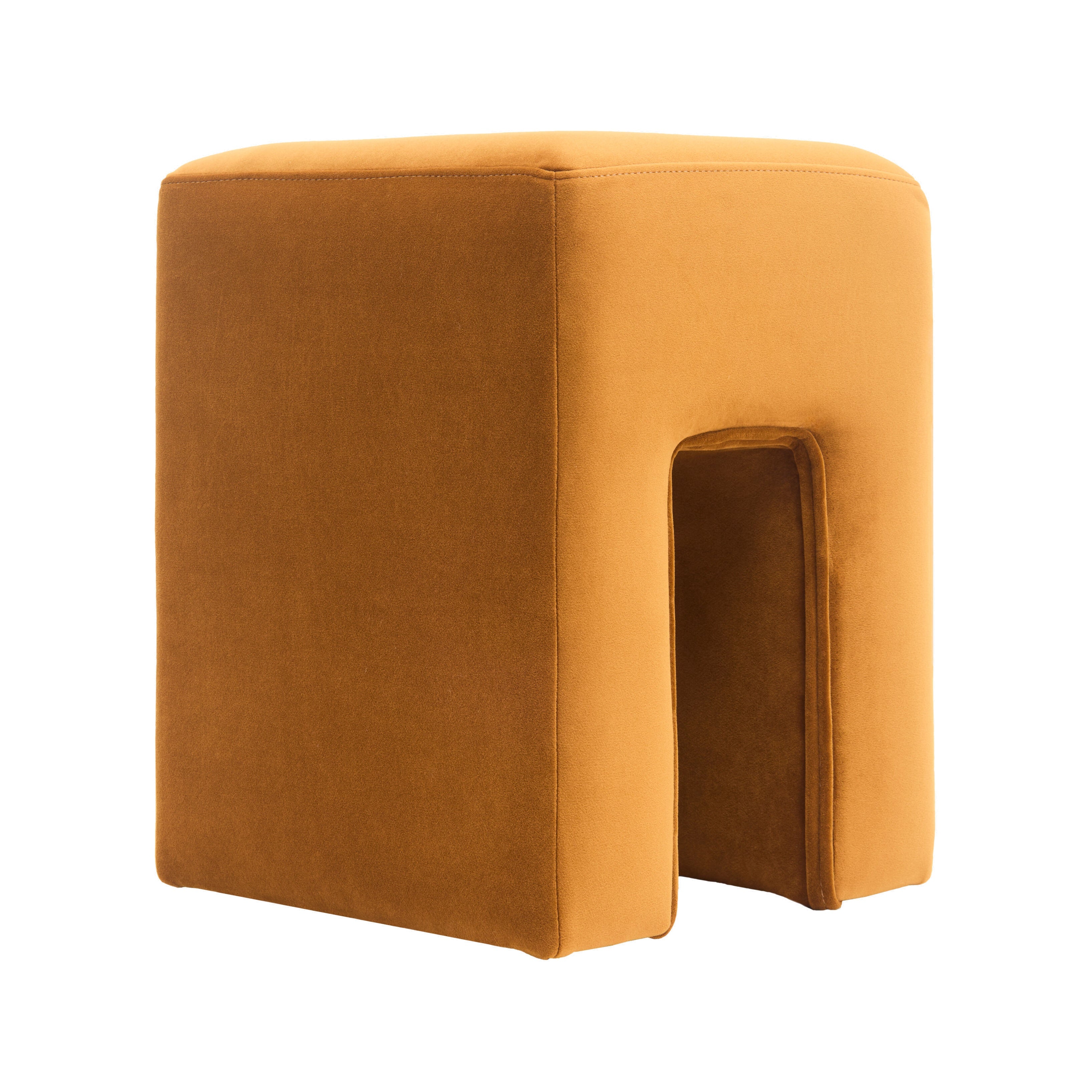 Minara Ottoman FURNITURE - ottoman Surya Mustard