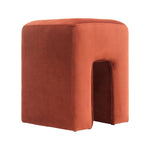 Minara Ottoman FURNITURE - ottoman Surya Rust