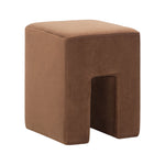 Minara Ottoman FURNITURE - ottoman Surya Brown