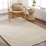 Maribel Natural Handwoven Rug RUGS - wool Surya