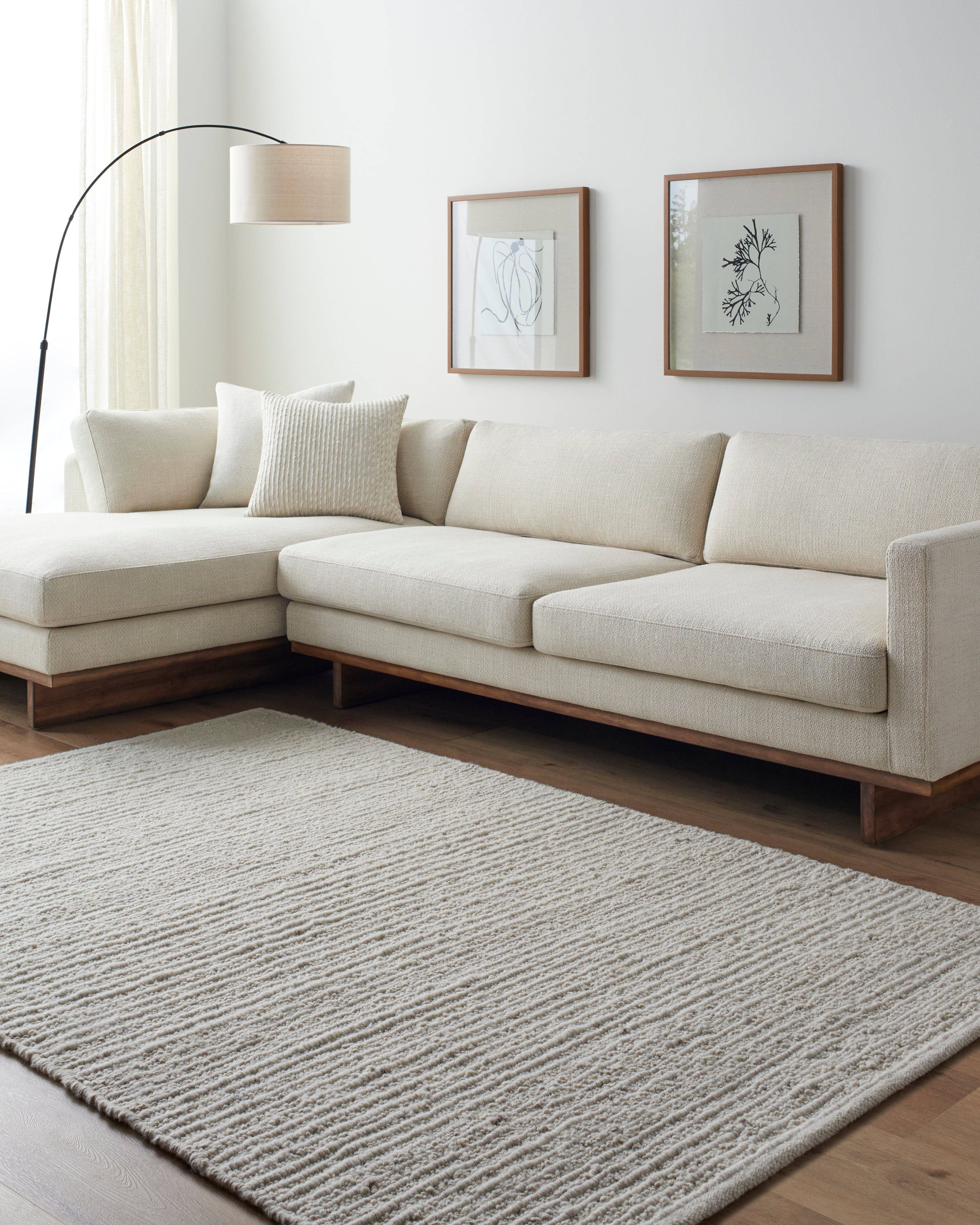 Maribel Ivory Handwoven Rug RUGS - wool Surya