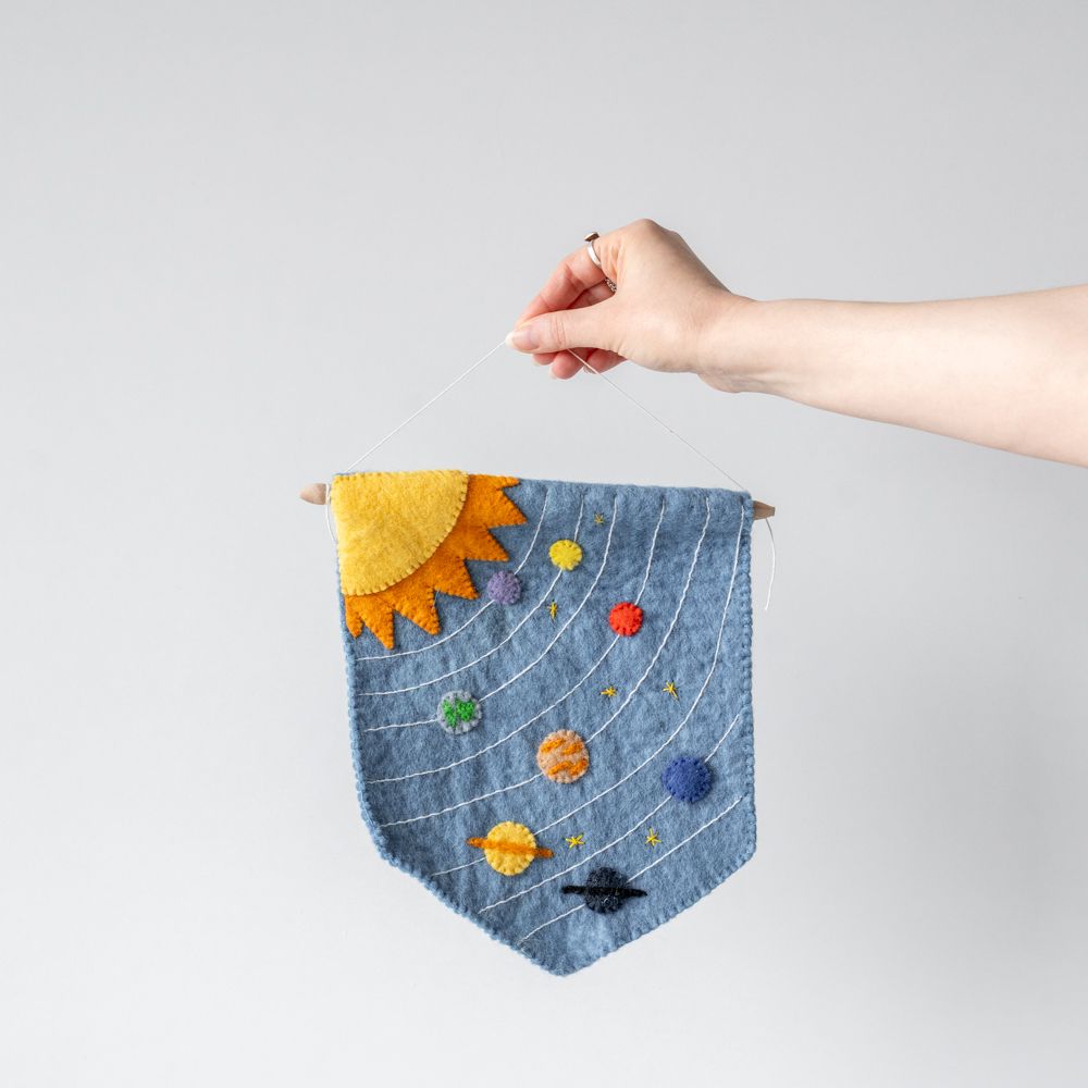 Solar System Banner Flag - Rug & Weave