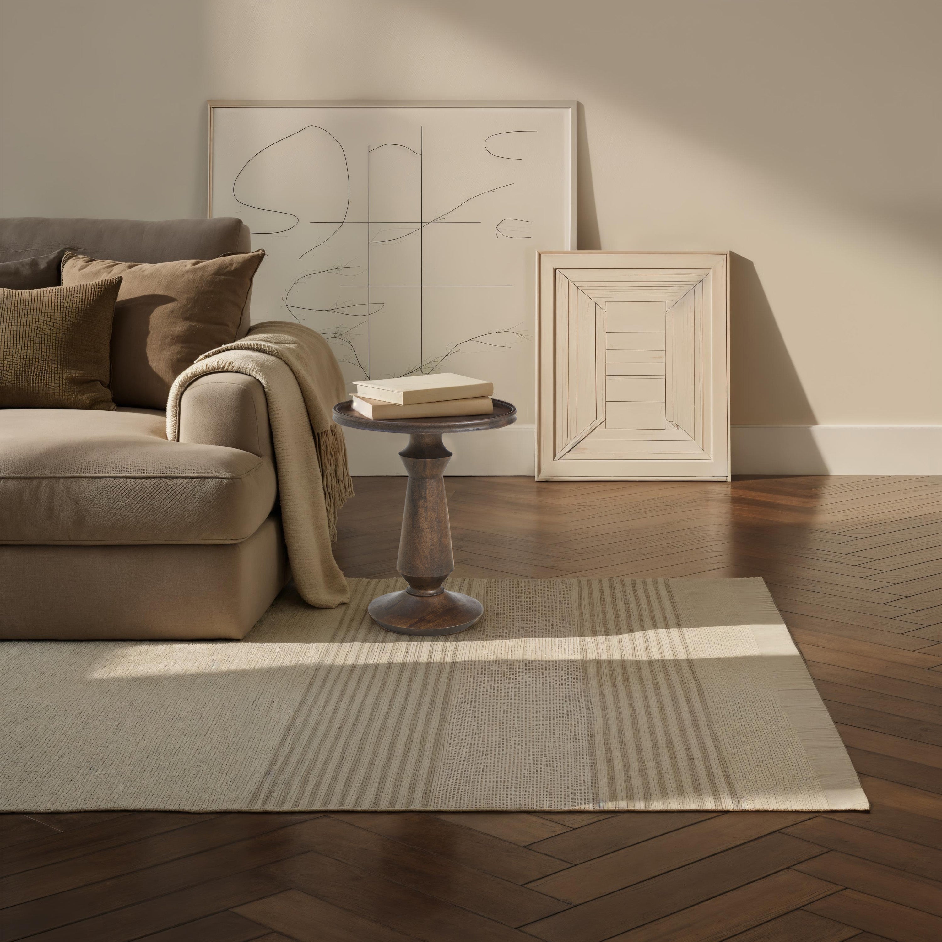 Rospo Indoor Mango Wood Side Table FURNITURE - side table Renwil