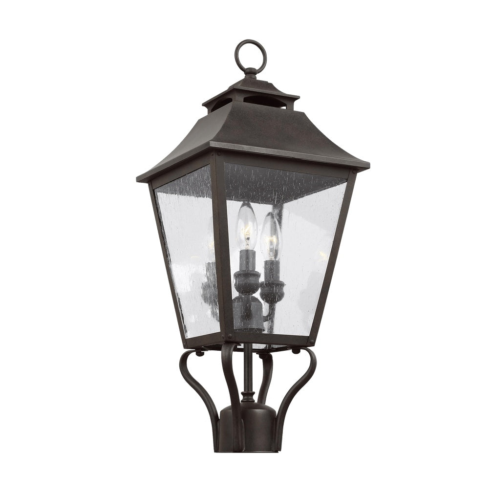 Galena Small Post Lantern LIGHTING - outdoor fixture Visual Comfort - Studio Sable
