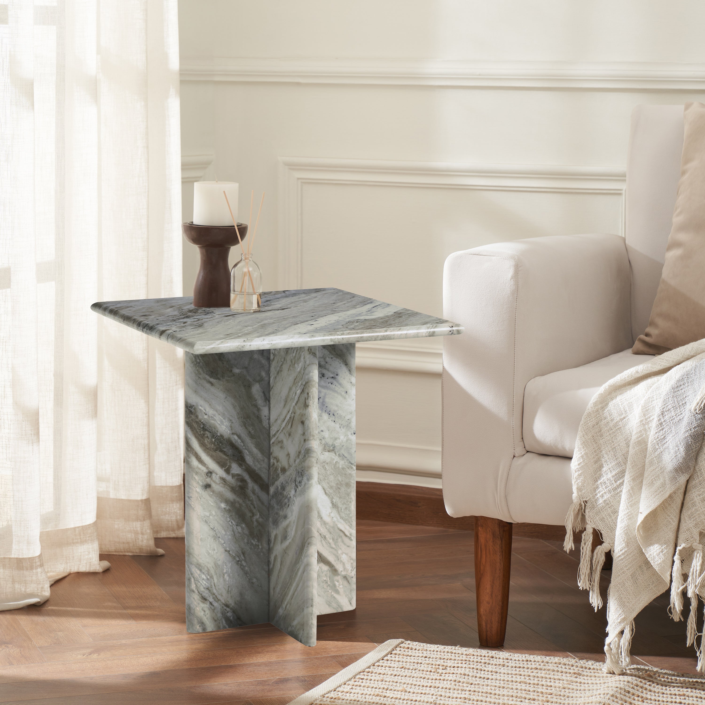 Grayson Height Table FURNITURE - end table Renwil