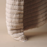 Double Gauze Latte Stitch Bed Blanket - Rug & Weave