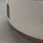 IN STORE - Sinclair Large Round Ottoman FURNITURE - in store Four Hands