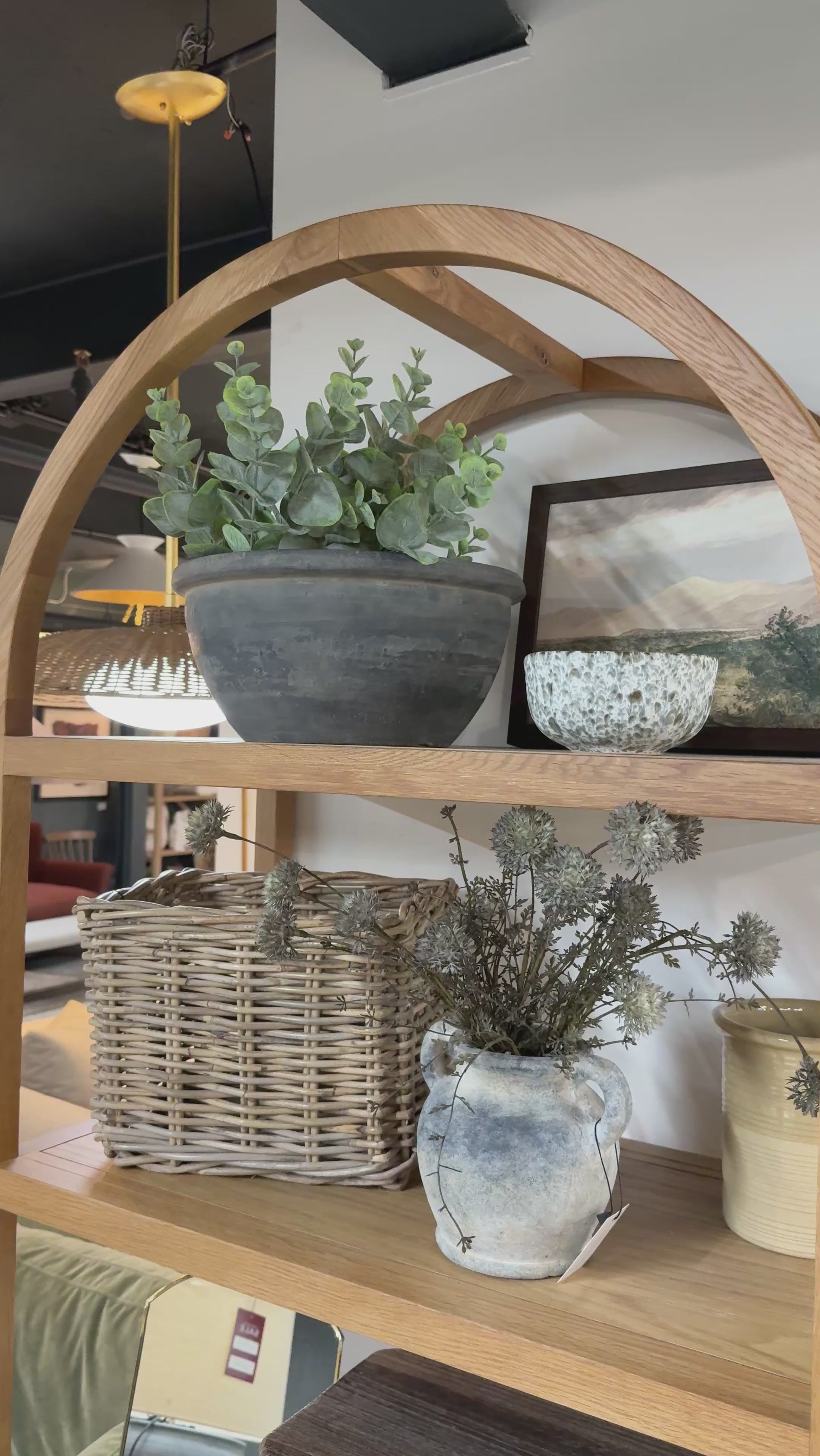 FLOOR MODEL - Row Bookcase - Natural FURNITURE - floor model Moe's Furniture