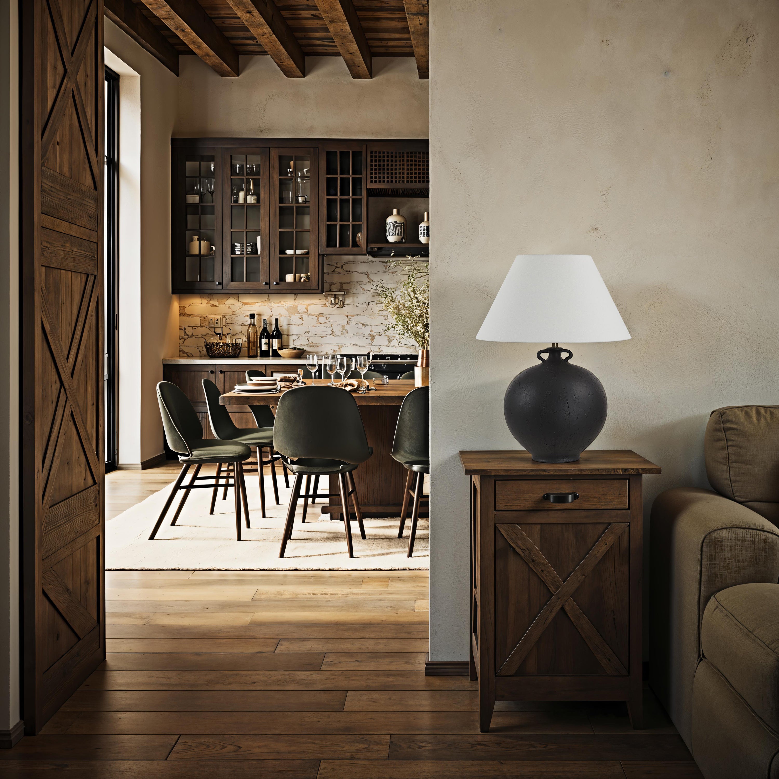 Alisha Table Lamp LIGHTING - table lamp Renwil