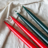 Holiday Classic 12" Taper Candles CHRISTMAS 2025 Old Country Design (ShopZio)