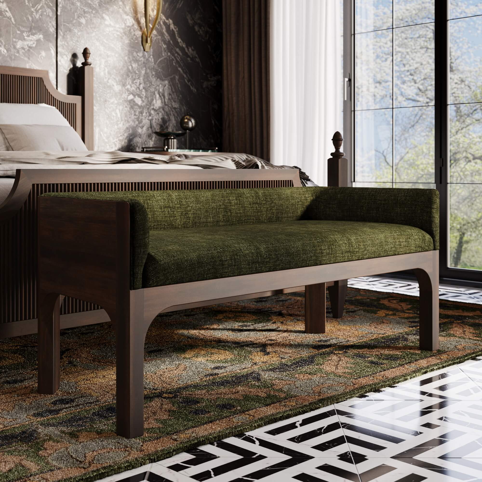 Vannes Bench FURNITURE - bench Bramble