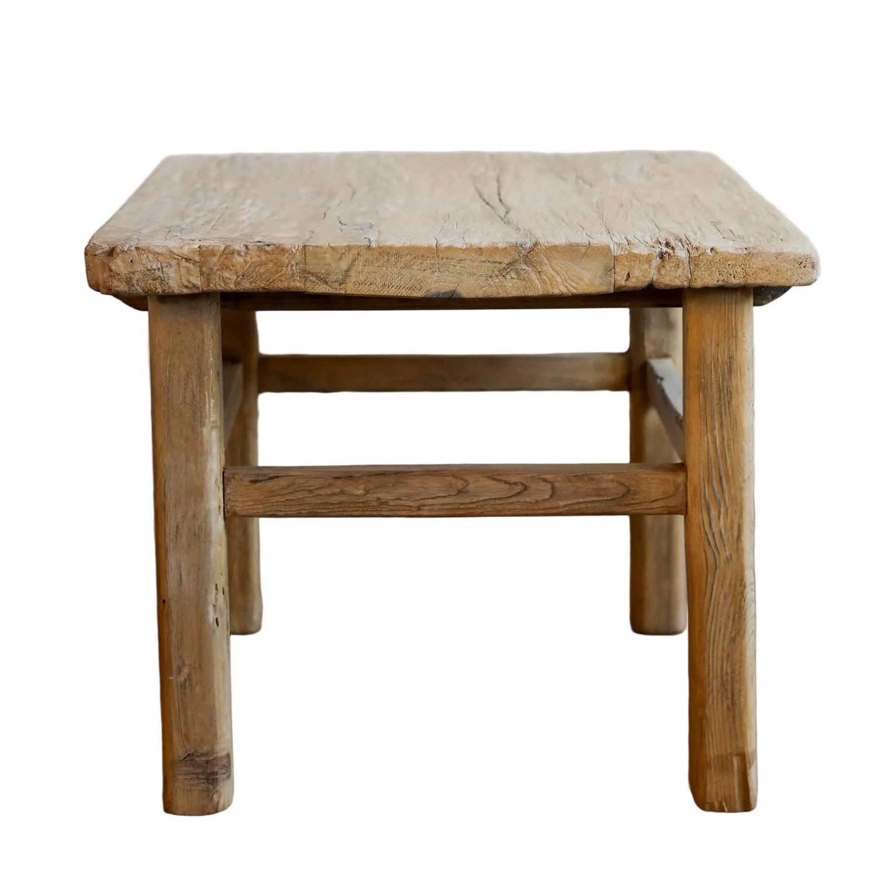 Drew Reclaimed Wood Side Table, Natural