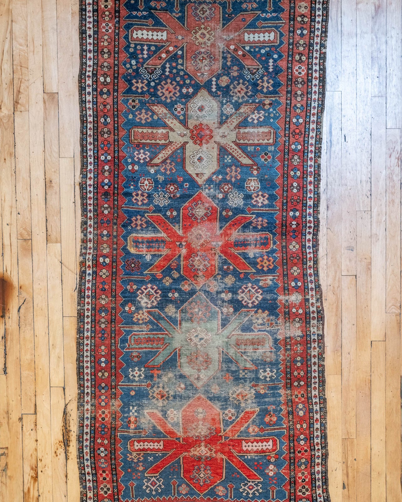 3'3 x 7'3 Antique Shirvan Kuba Rug RUGS - vintage Rug & Weave Rugs