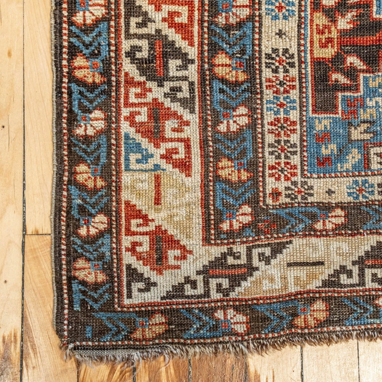 3'4 x 5'0 Antique Caucasian Rug - Rug & Weave