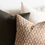 Betsy Block Print Pillow Cover