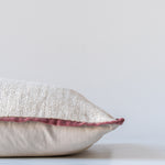 IN-STORE Amber Lewis x Loloi Aveline Ivory/Wine Pillow 1 - PILLOWS - essentials - neutral Loloi