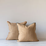 IN-STORE Amber Lewis x Loloi Aveline Natural/Rust Pillow Cover 1 - PILLOWS - essentials - neutral Loloi
