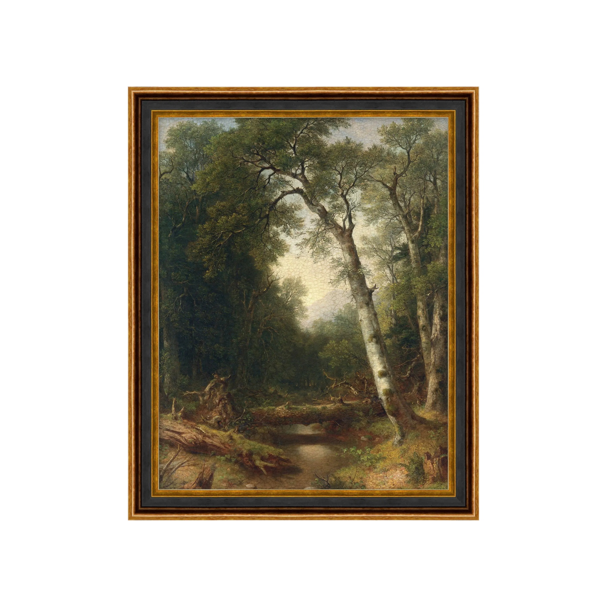 "Where the Brook Whispers" Framed Art Print ARTWORK - framed art Wendover Art Group