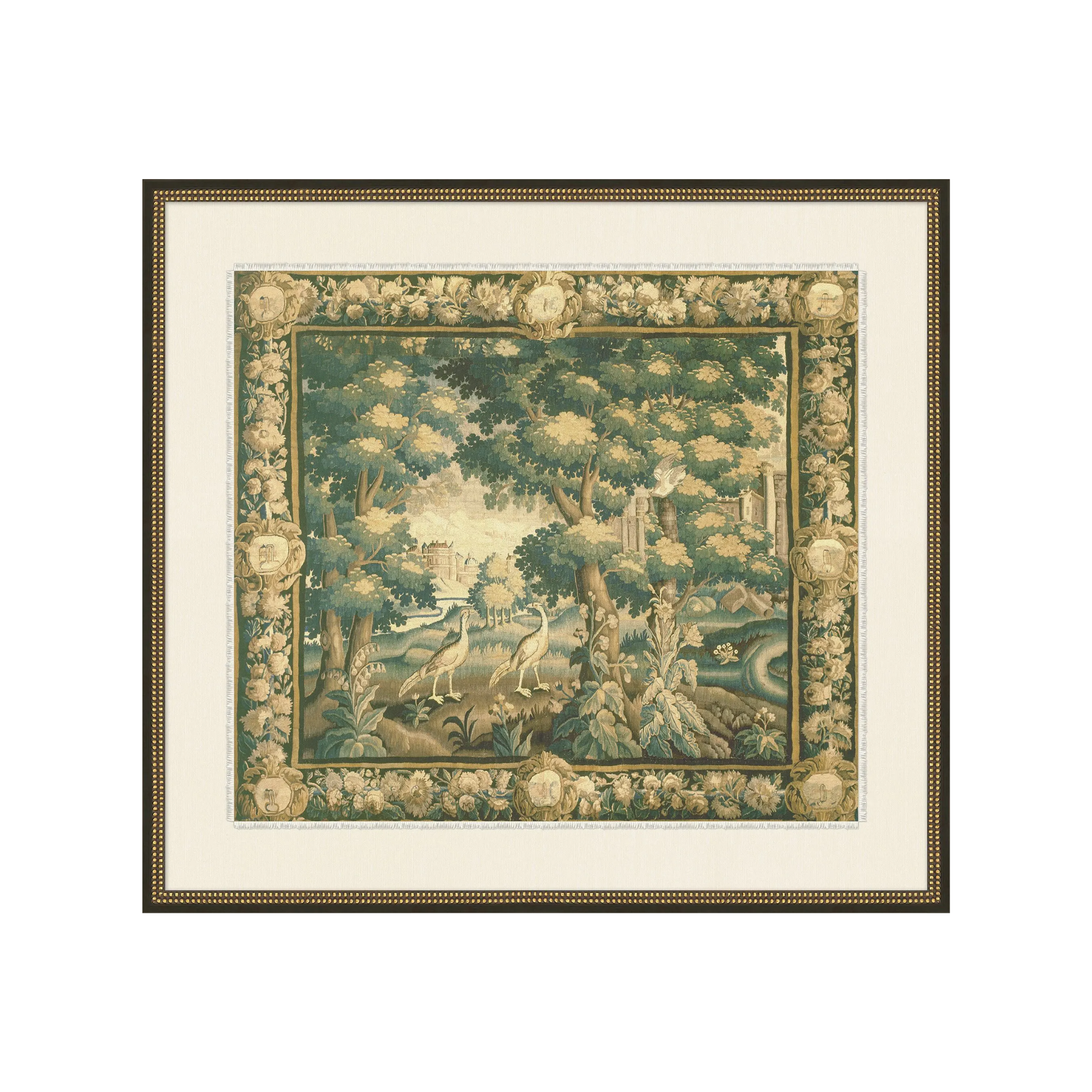"The Threaded Garden" Framed Art Print ARTWORK - framed art Wendover Art Group