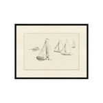 "Boats at Cassis" Framed Art Print ARTWORK - framed art Wendover Art Group