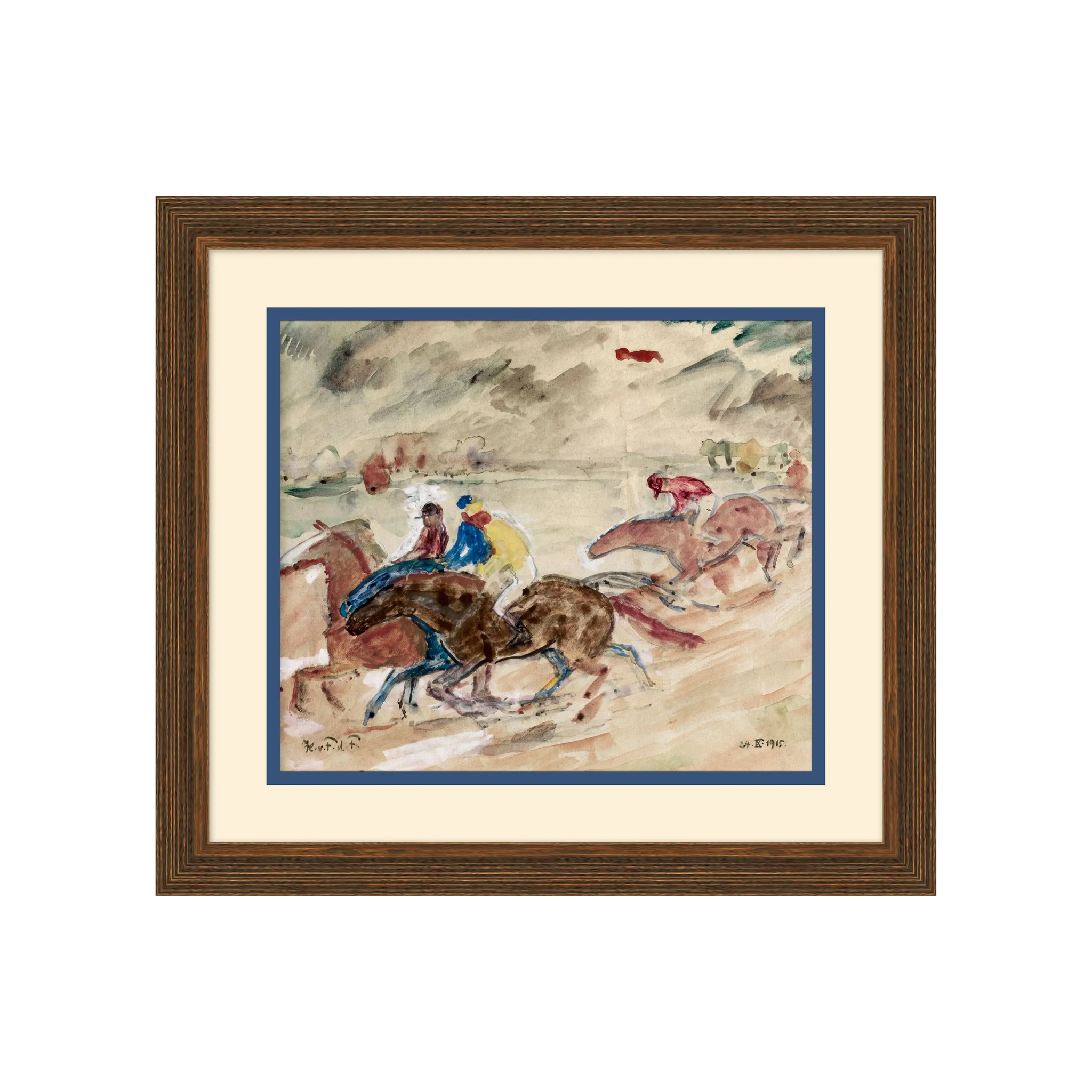 "Race Horse" Framed Art Print ARTWORK - framed art Wendover Art Group Race Horse 1