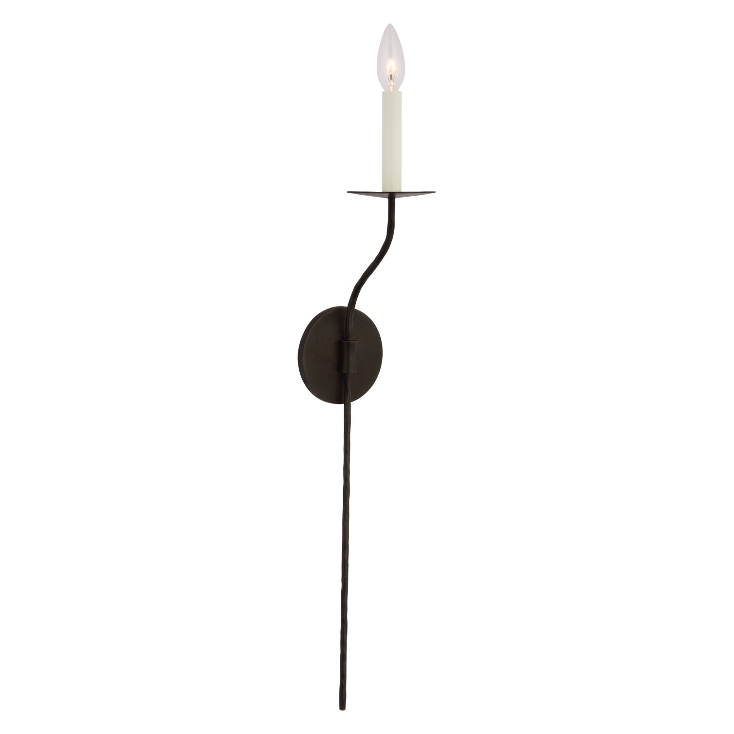 Belfair Large Tail Sconce LIGHTING - sconce Visual Comfort - Signature Aged Iron