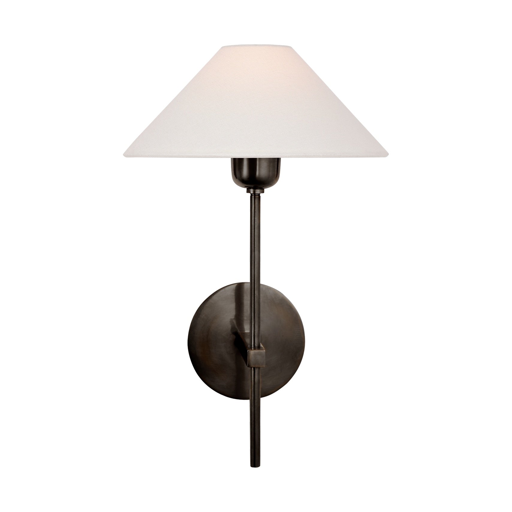 Hackney Single Sconce LIGHTING - sconce Visual Comfort Bronze
