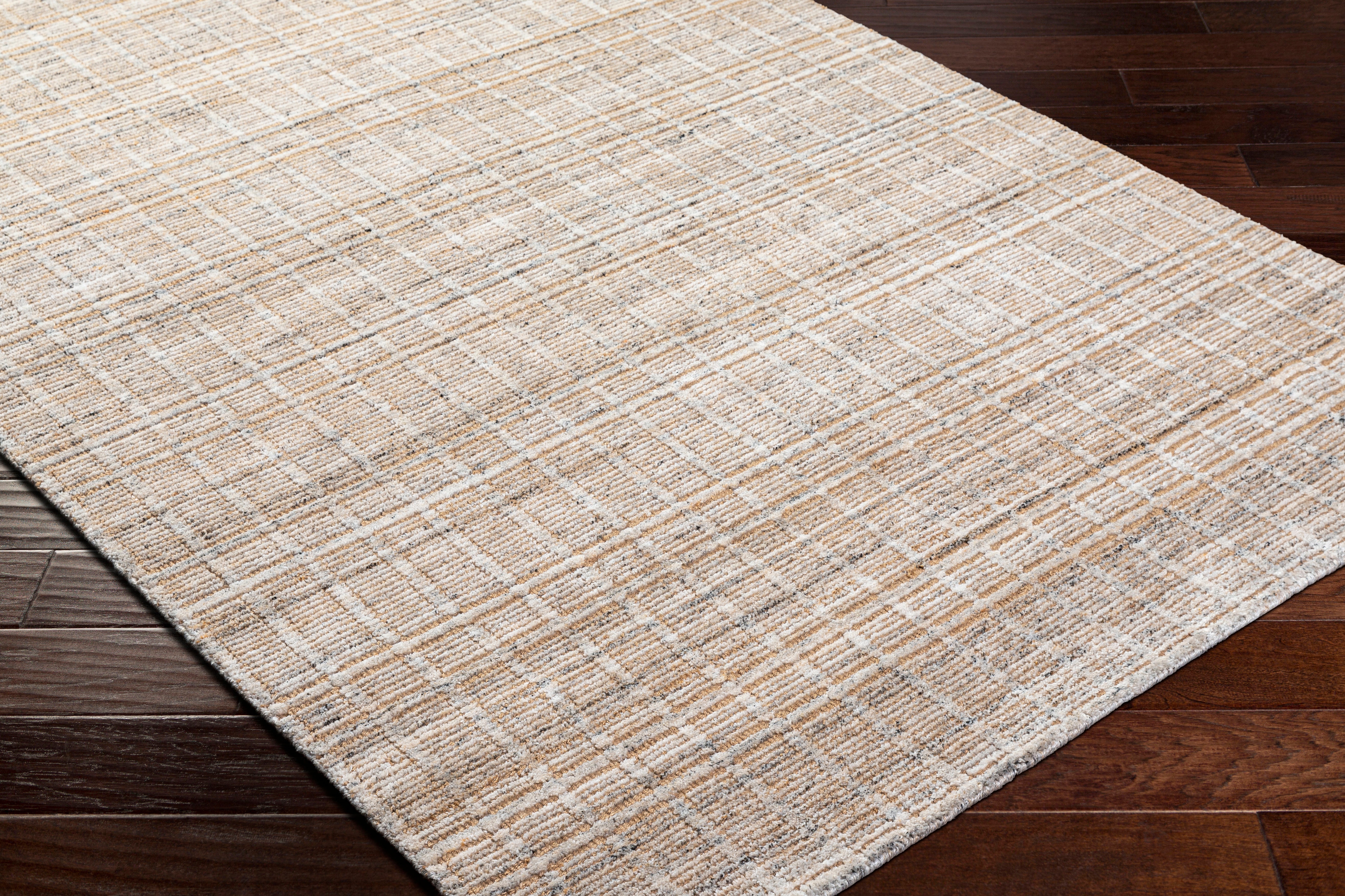 Sahan Grey Hand Loomed Rug RUGS - synthetic Surya