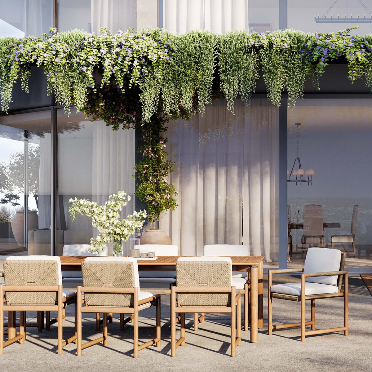 Vim Outdoor Dining Table Furniture - outdoor dining table Bramble