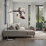 Theva 45.25-60" ADJ Height Floor Lamp LIGHTING - floor lamp Renwil